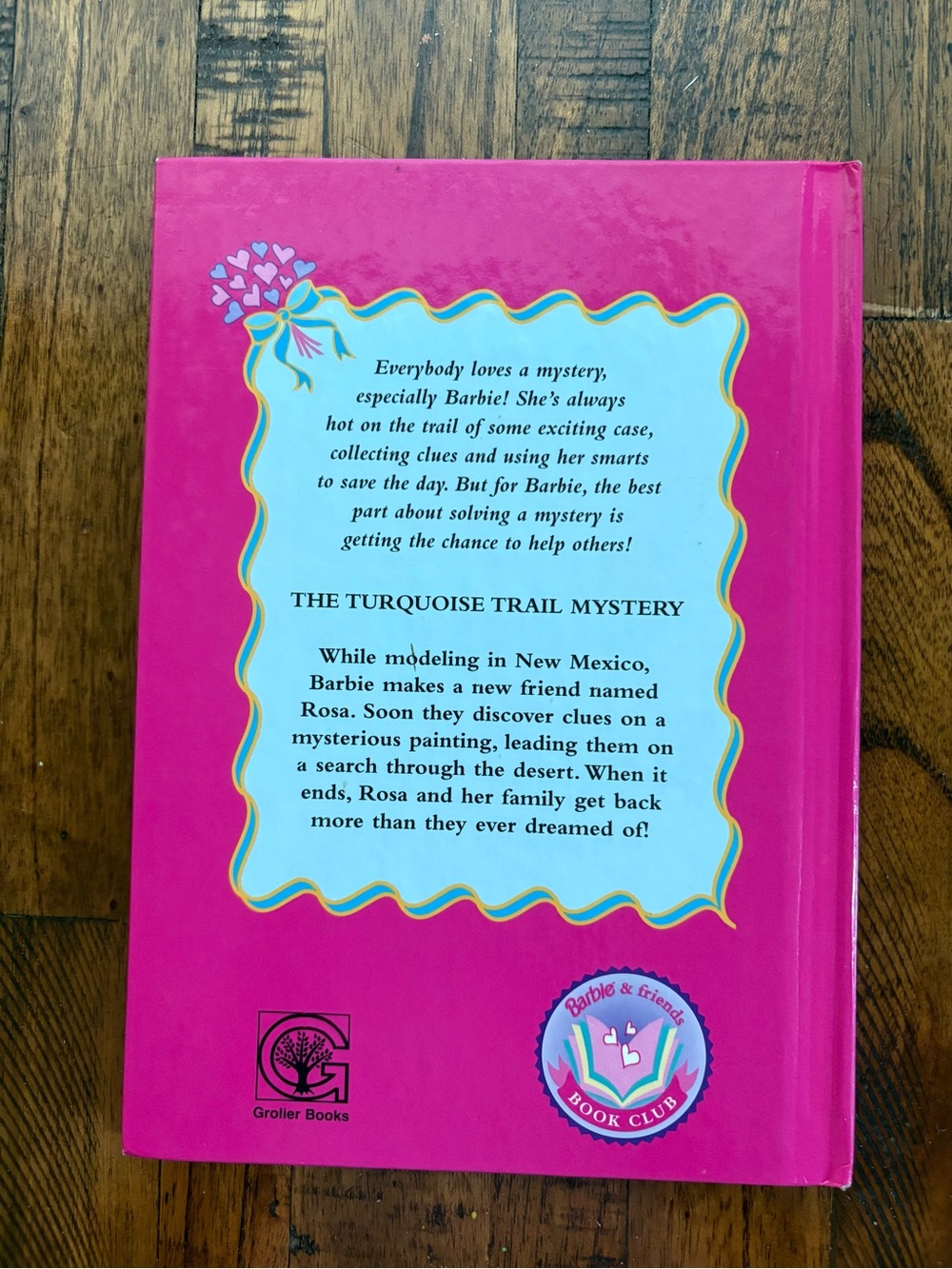 Barbie The Turquoise Trail Mystery Children's Book Hardcover - Picture 2 of 5